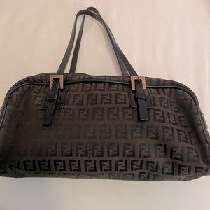 Fendi Brown Monogram Mini Duffel
